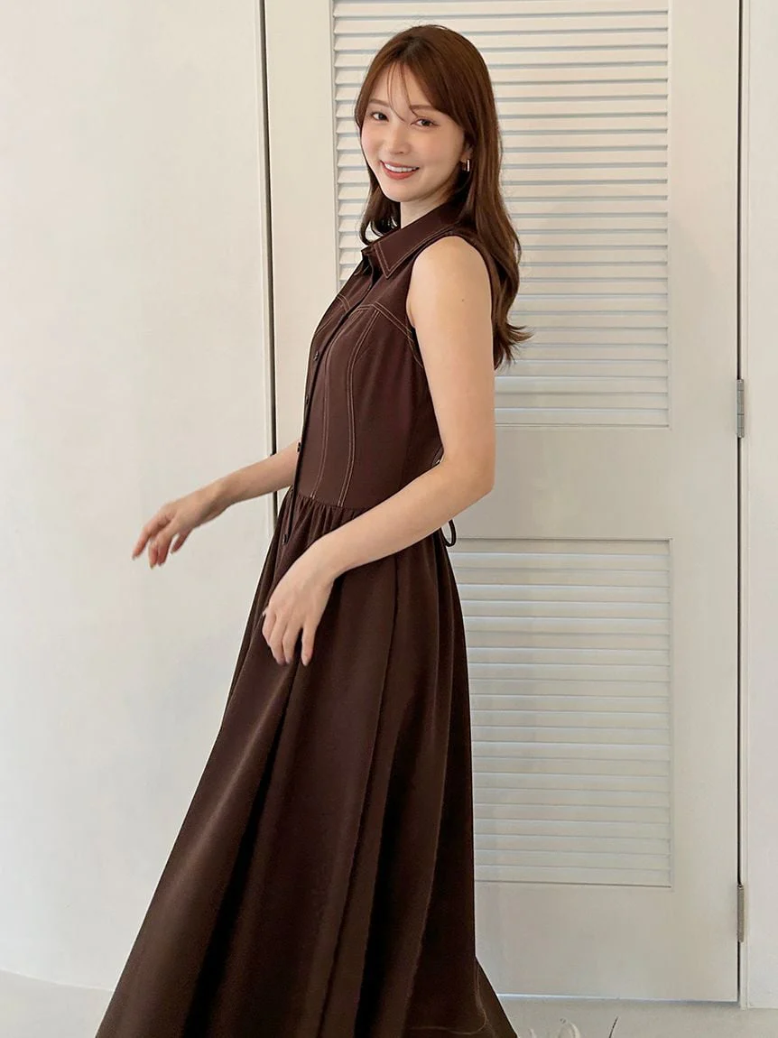 Sustainable Corset Detail Shirt Dress - Image 9