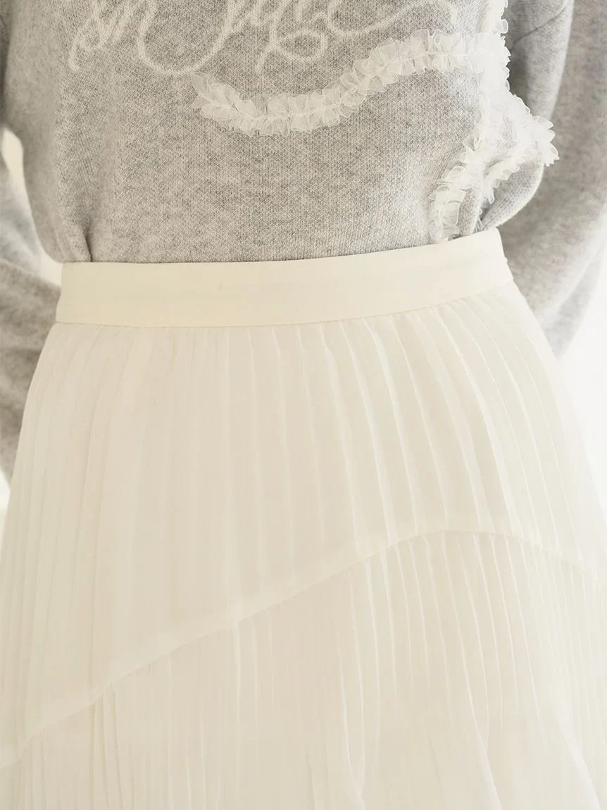 Sustainable Pleated Tiered Skirt - Image 19