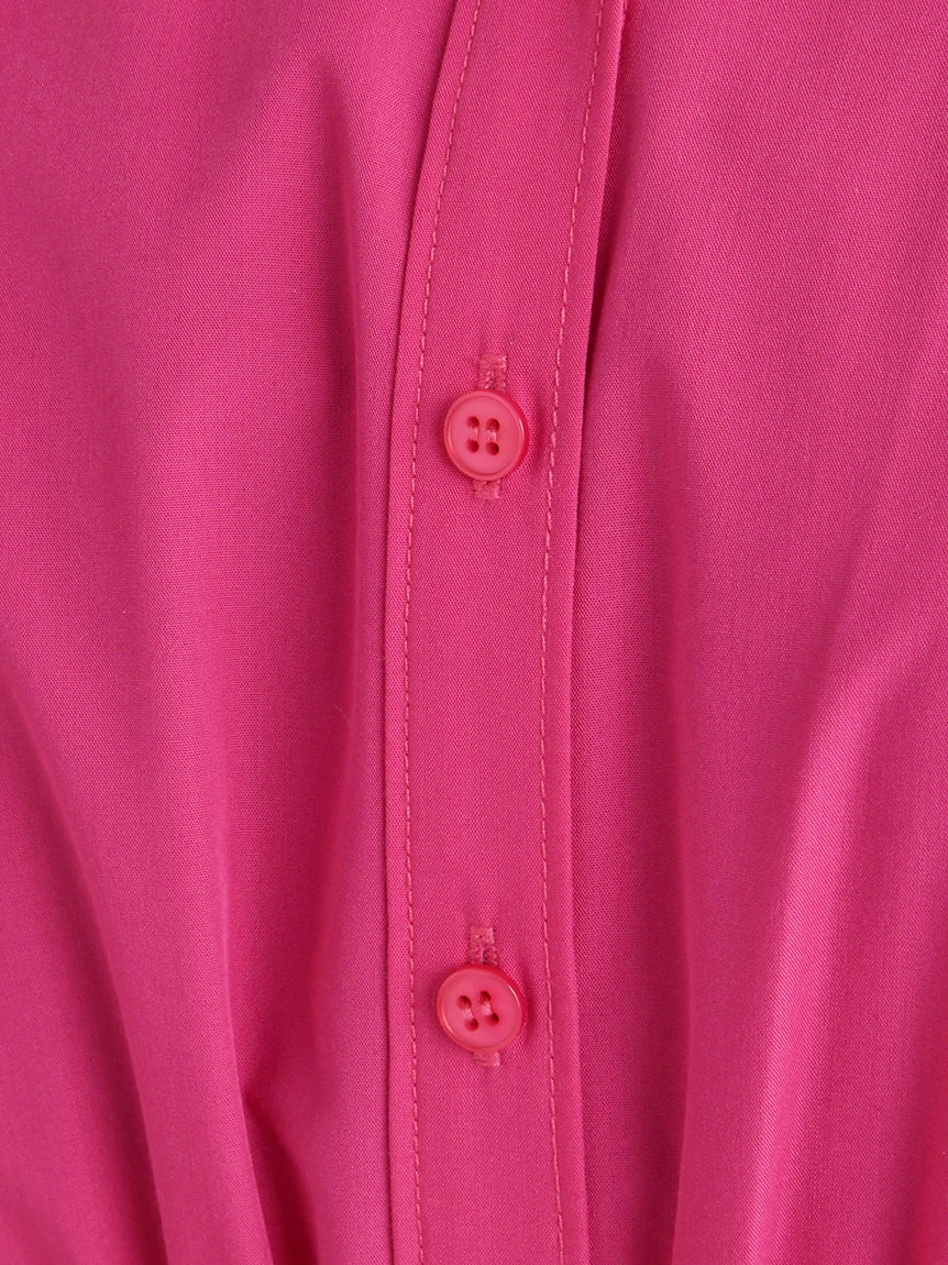 Sustainable Back Slit Maxi Shirt Dress - Image 11