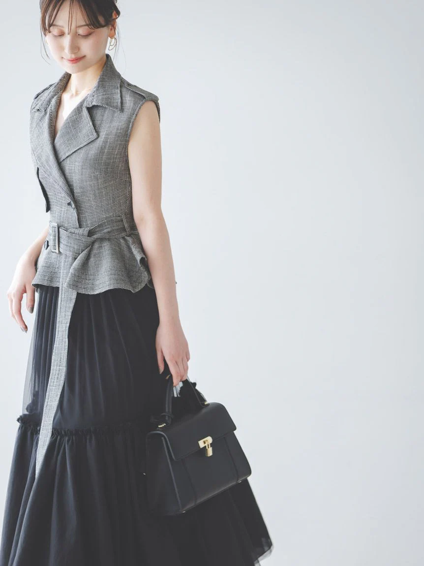 Trench Tulle Set Dress - Image 16