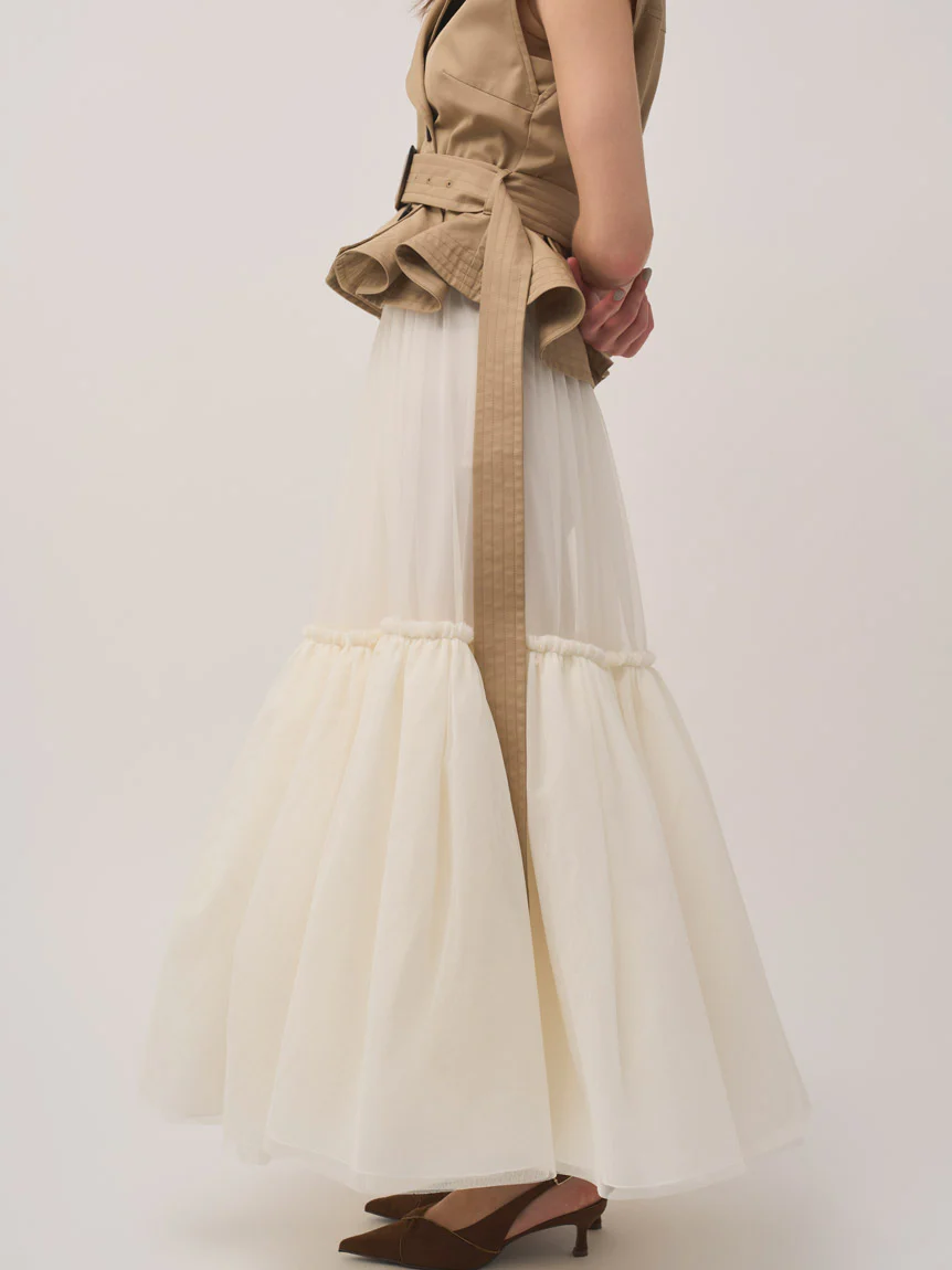 Trench Tulle Set Dress - Image 20