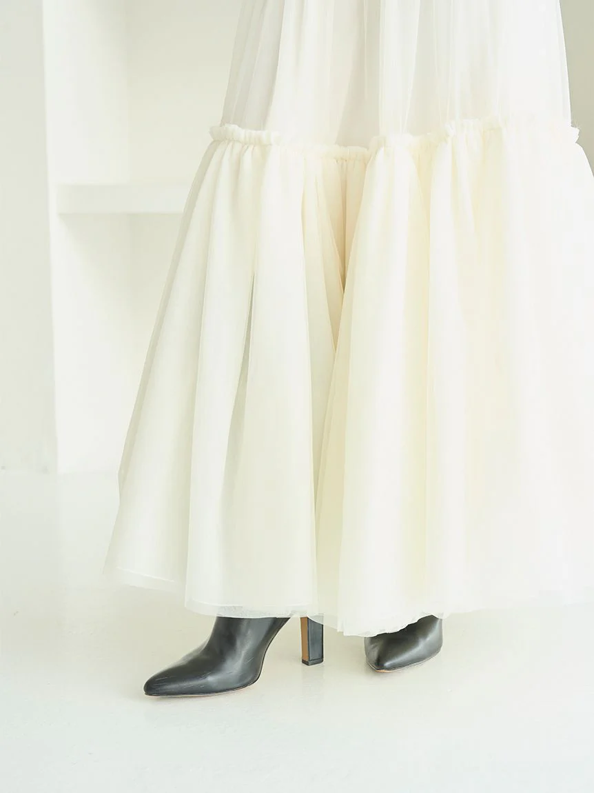 Trench Tulle Set Dress - Image 49