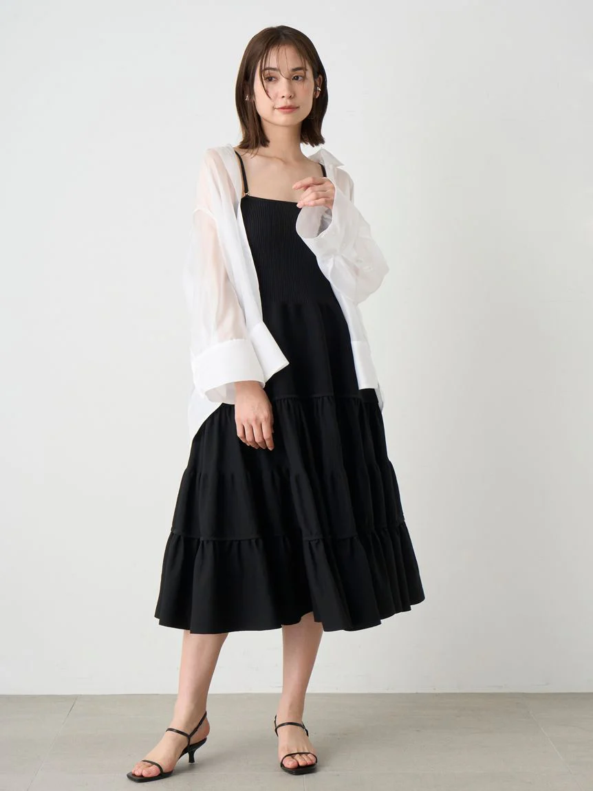 Tube Knit Tiered Dress - Image 13