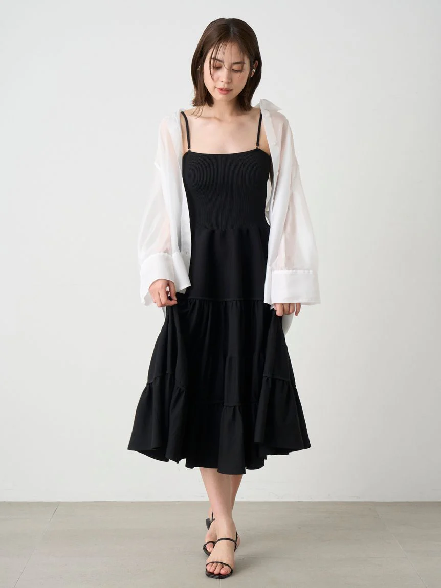 Tube Knit Tiered Dress - Image 15