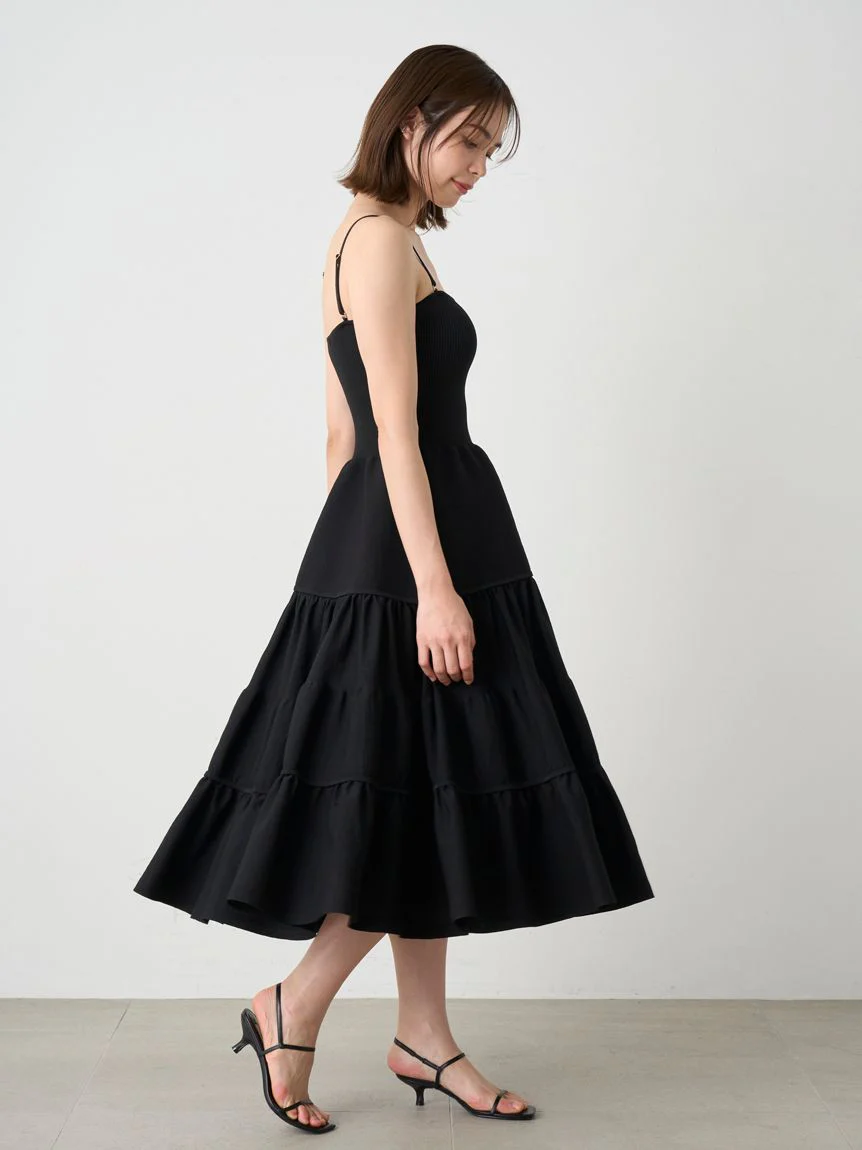 Tube Knit Tiered Dress - Image 8