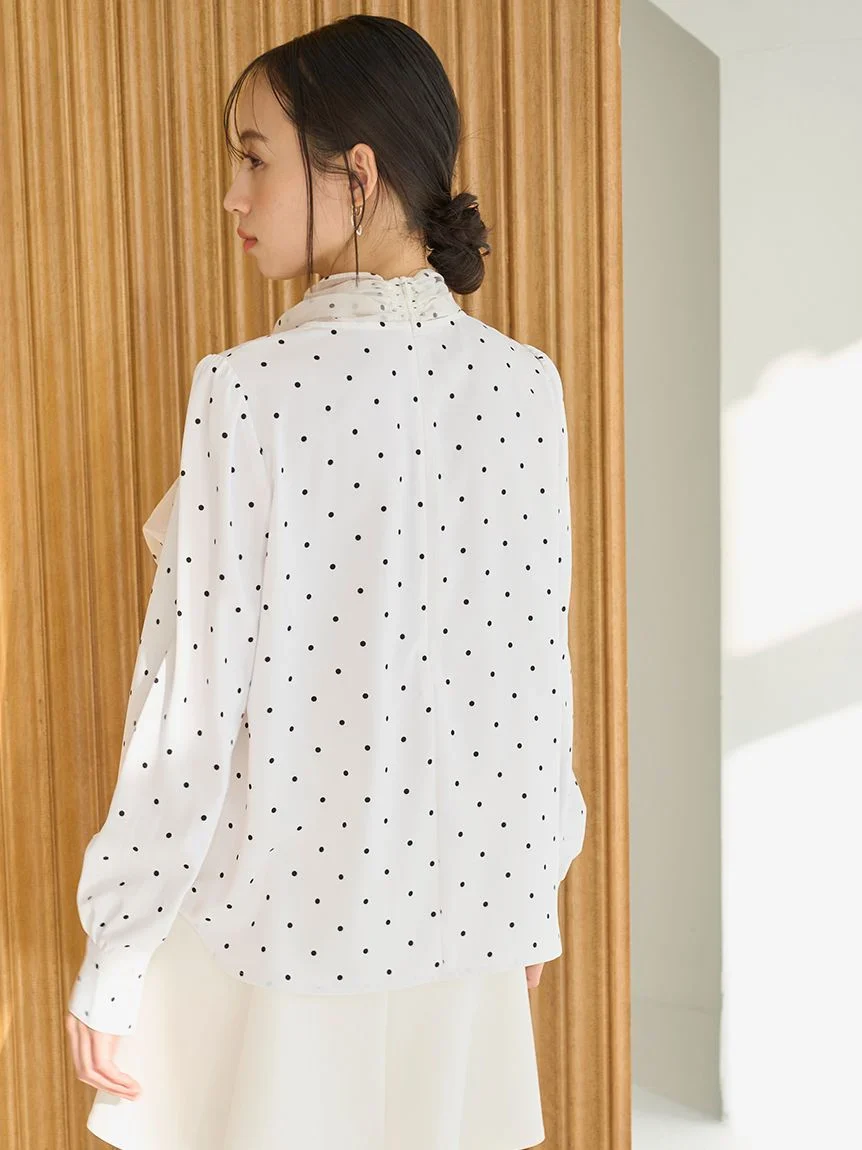 Tulle Tie Blouse - Image 10