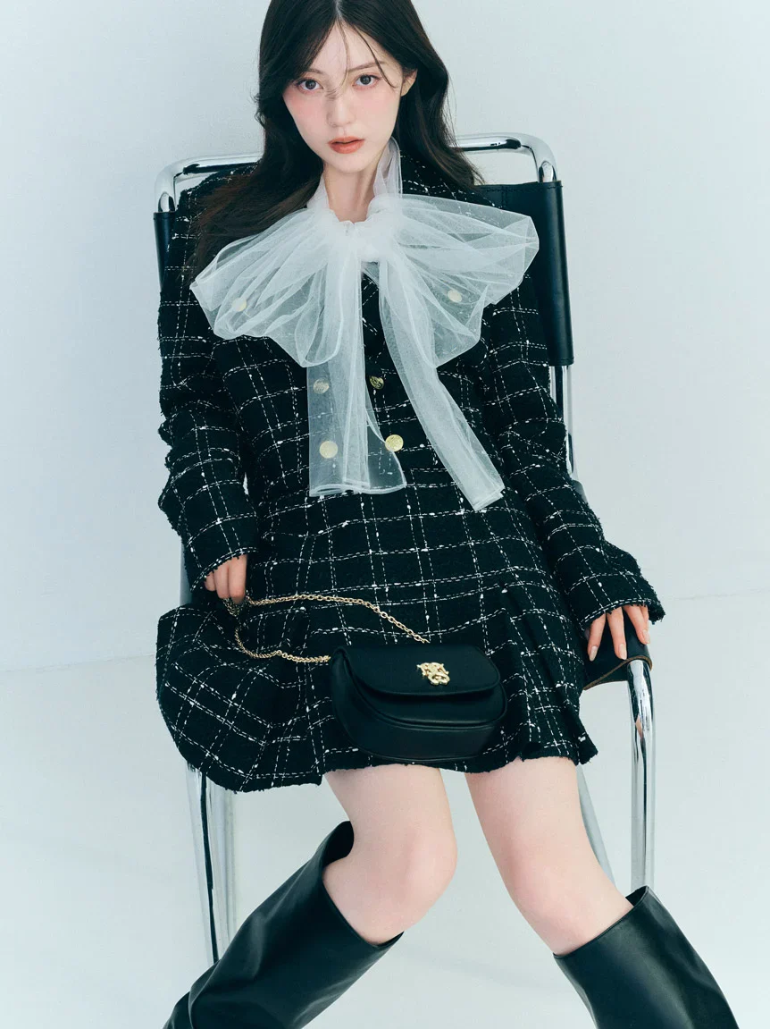 Tulle Tie Blouse - Image 4