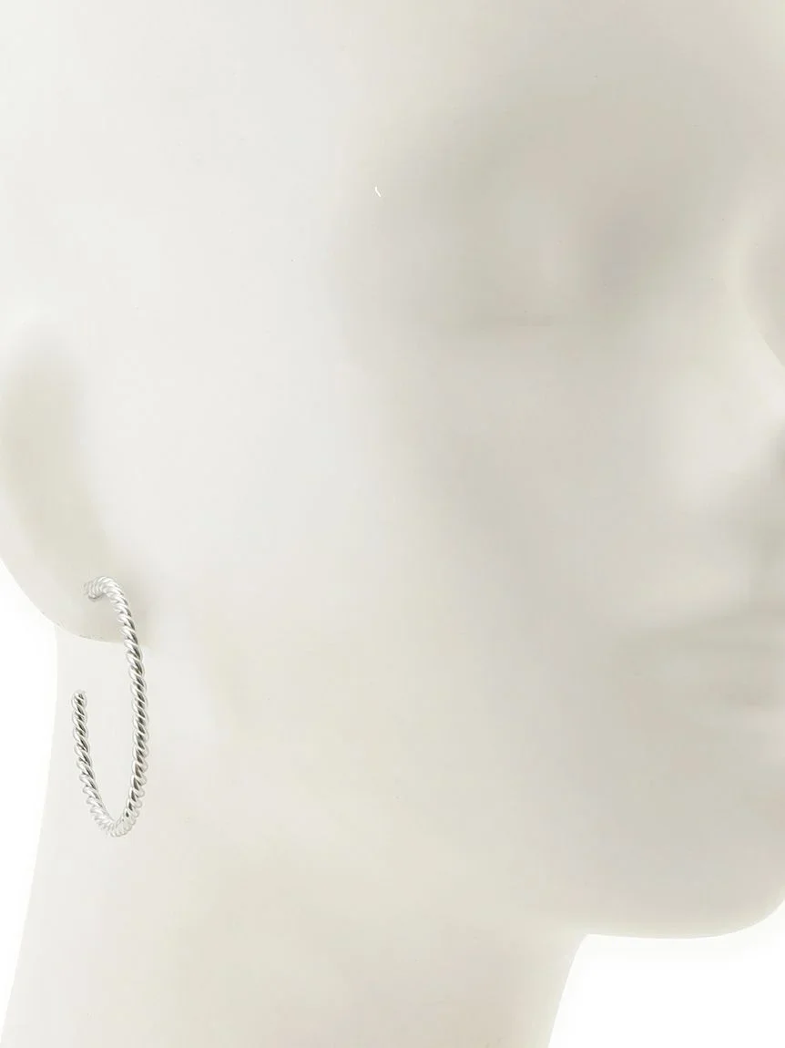Twisted Hoop Earrings - Image 15