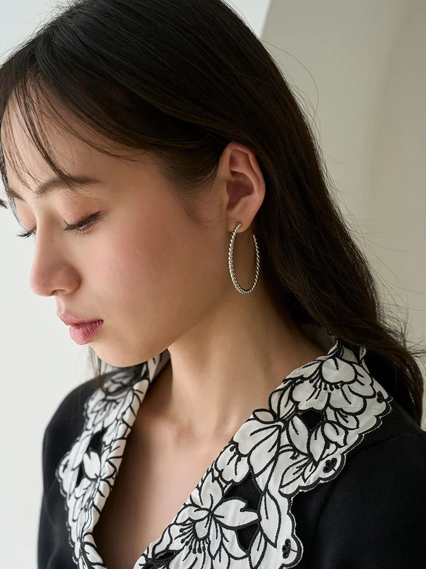 Twisted Hoop Earrings - Image 16