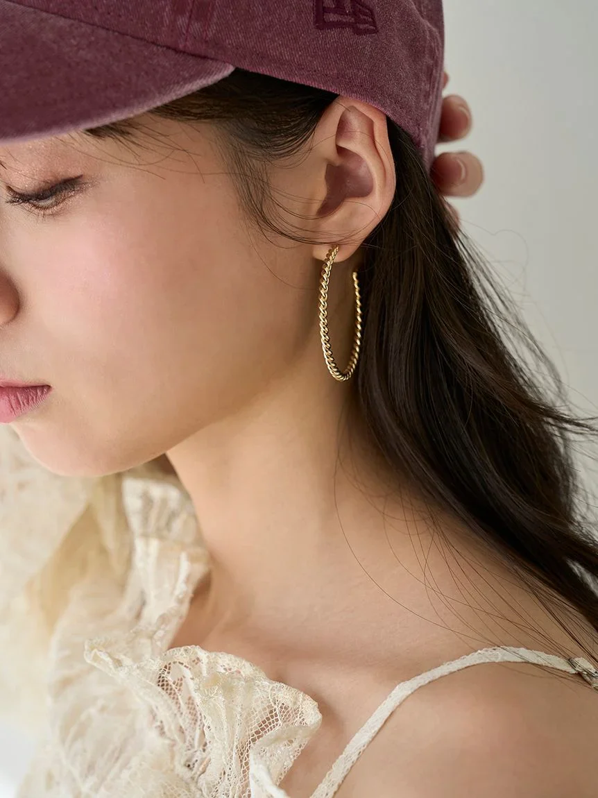 Twisted Hoop Earrings - Image 18