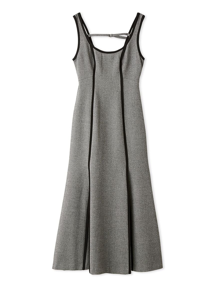 U-neck Fit-and-Flare Maxi Dress - Image 2