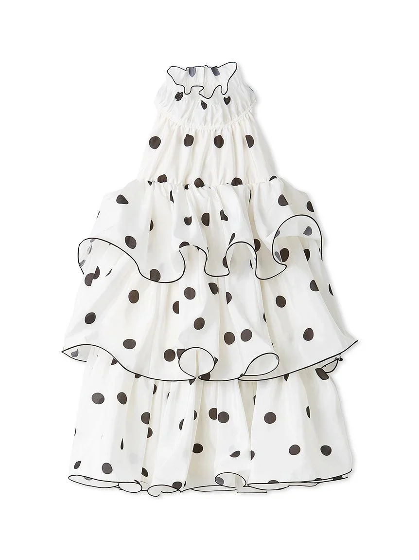 Volume Airy Mini Dress