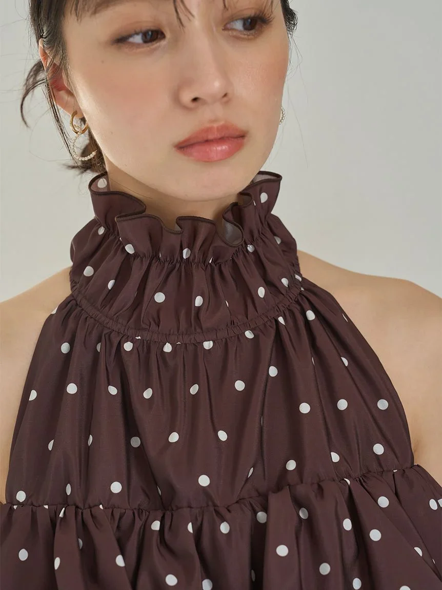 Volume Airy Mini Dress - Image 24