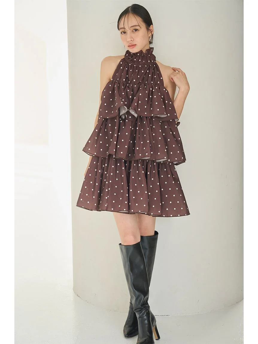 Volume Airy Mini Dress - Image 28