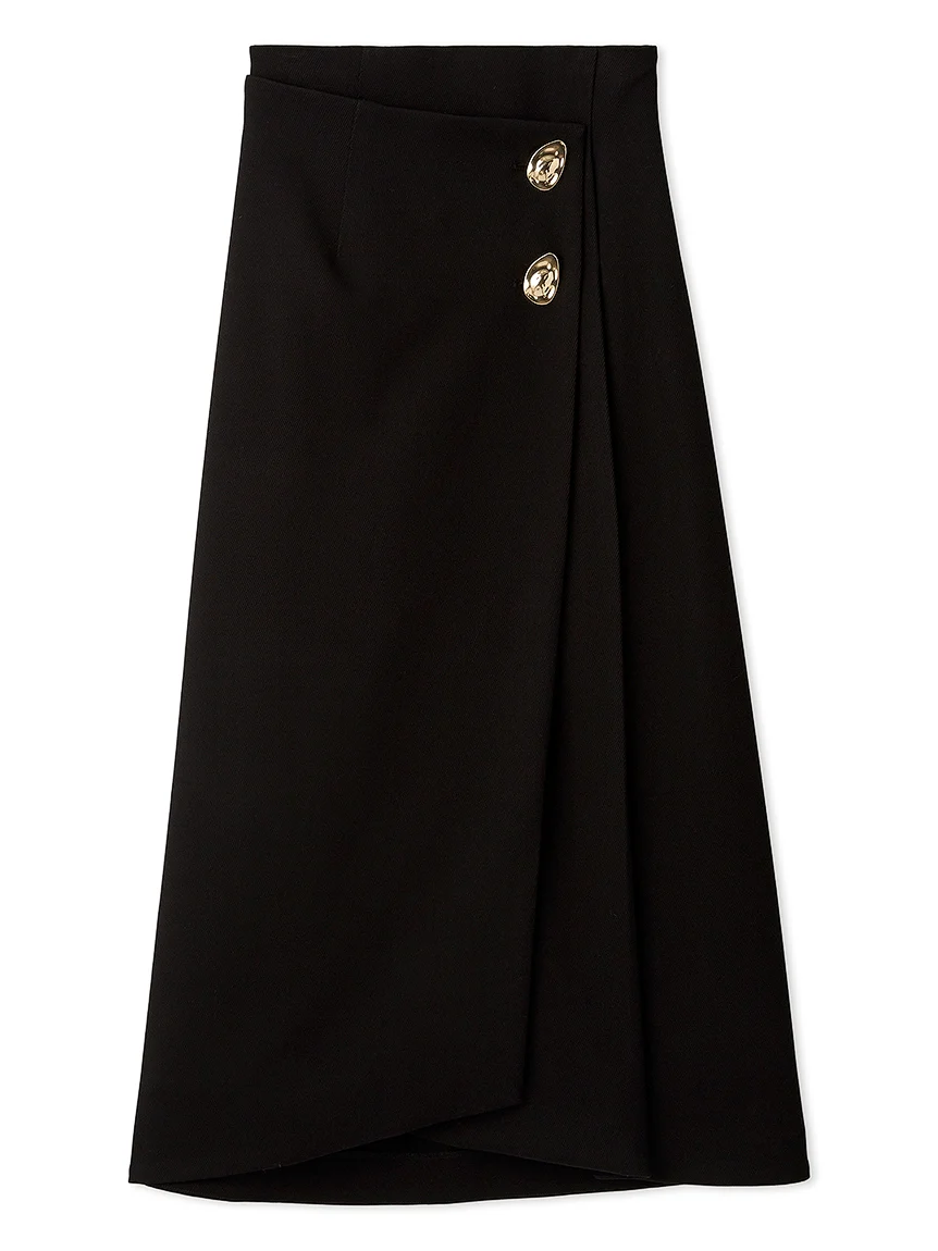 Wrap-pleat Skirt - Image 2
