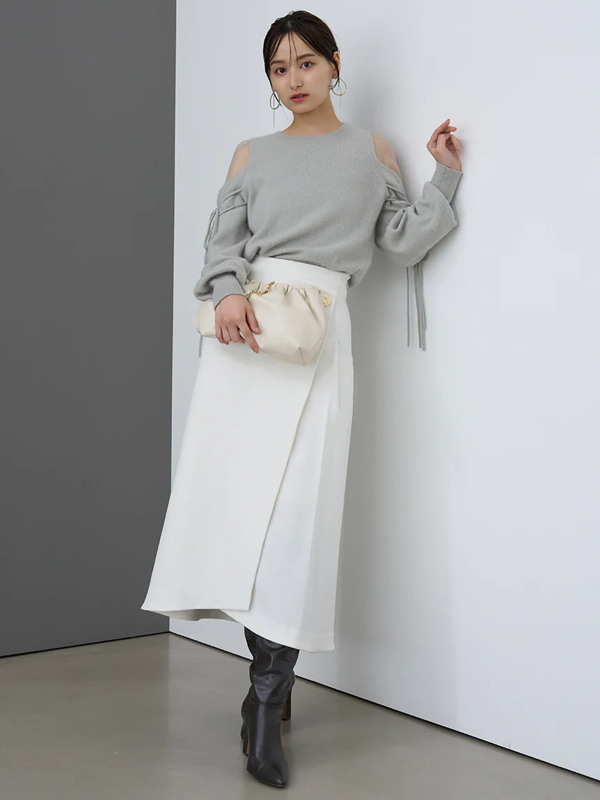 Wrap-pleat Skirt - Image 4